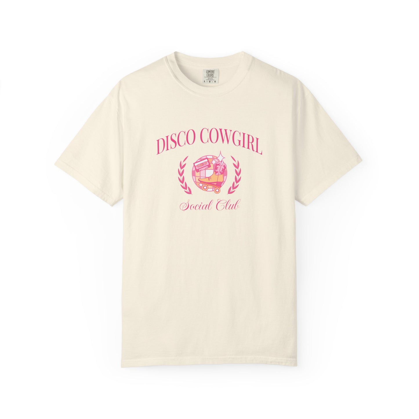 Disco Cowgirl Social Club Comfort Colors Graphic Tee