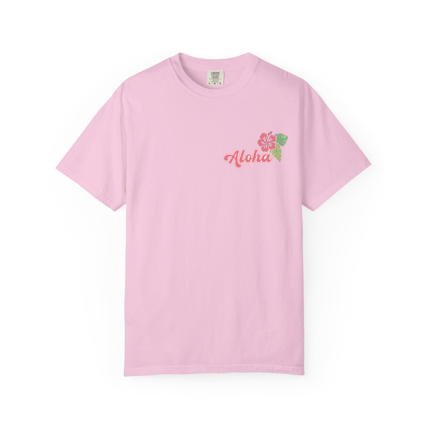Aloha Hibiscus Comfort Colors Graphic Tee