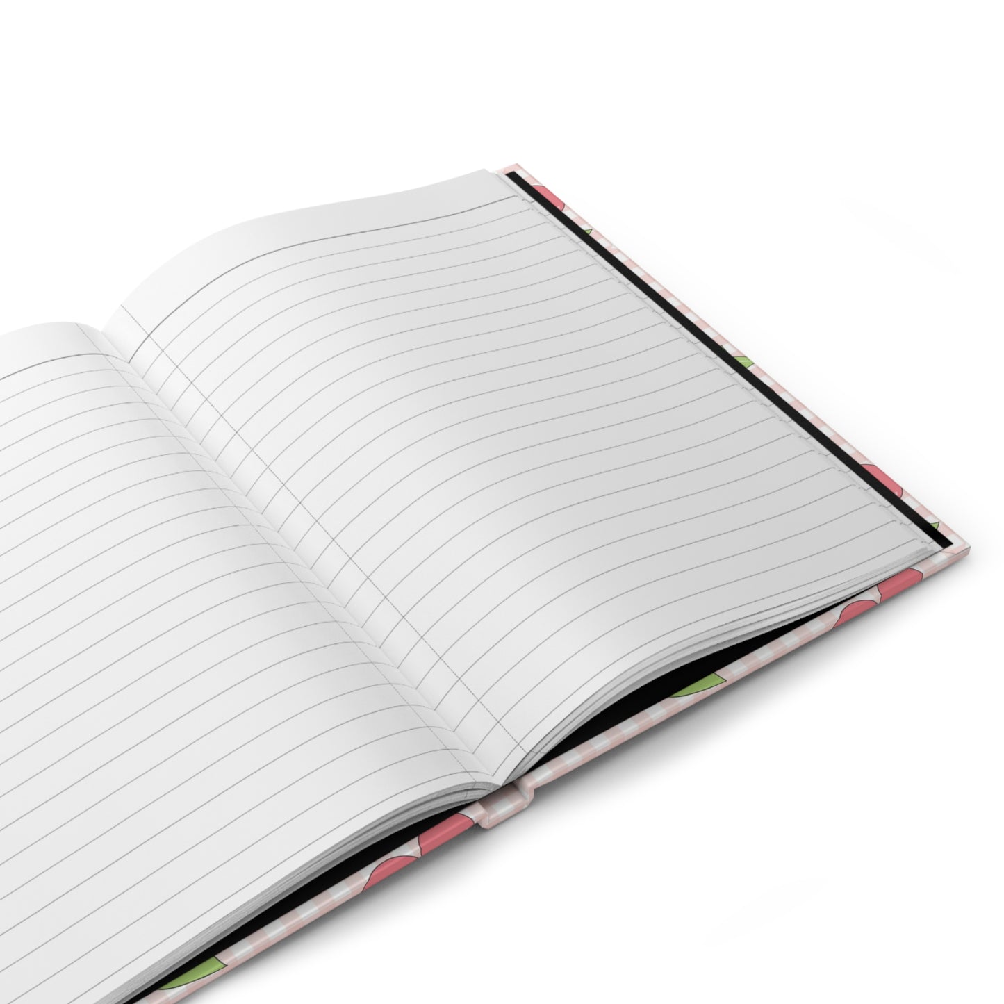 Cherries on Gingham Coquette Notebook Journal