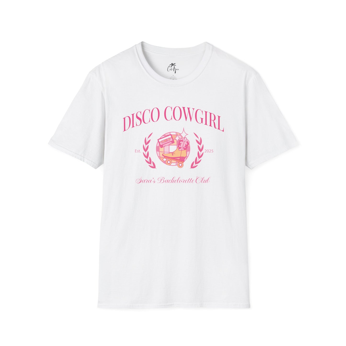 Custom Disco Cowgirl Bachelorette Club Tee