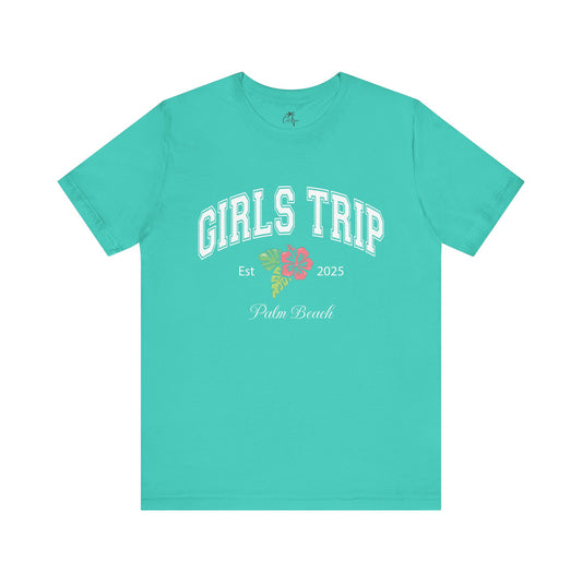 Custom Girls Trip Varsity Beach Tee