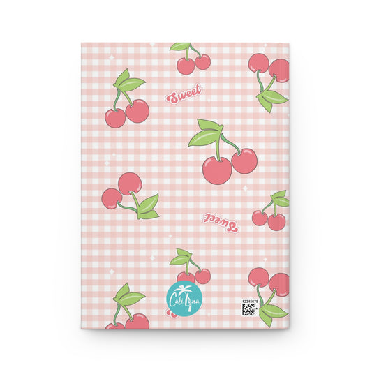 Cherries on Gingham Coquette Notebook Journal