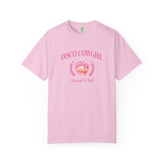 Disco Cowgirl Social Club Comfort Colors Graphic Tee